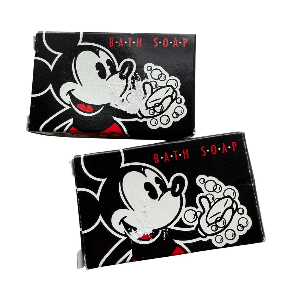 VTG Walt Disney Resorts Mickey Mouse Bath Soap Set NEW!